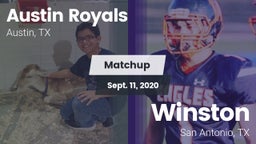 Matchup: Austin Royals vs. Winston  2020