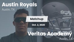 Matchup: Austin Royals vs. Veritas Academy 2020