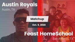 Matchup: Austin Royals vs. Feast HomeSchool  2020
