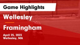 Wellesley  vs Framingham  Game Highlights - April 25, 2023