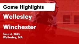 Wellesley  vs Winchester  Game Highlights - June 4, 2023