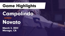 Campolindo  vs Novato  Game Highlights - March 2, 2022
