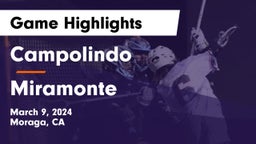 Campolindo  vs Miramonte  Game Highlights - March 9, 2024