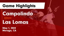 Campolindo  vs Las Lomas  Game Highlights - May 1, 2024