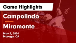 Campolindo  vs Miramonte  Game Highlights - May 3, 2024