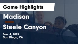 Madison  vs Steele Canyon  Game Highlights - Jan. 4, 2023
