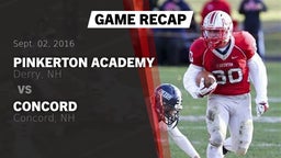 Recap: Pinkerton Academy vs. Concord  2016