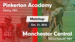 Matchup: Pinkerton Academy vs. Manchester Central  2015