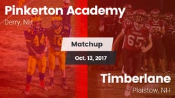 Matchup: Pinkerton Academy vs. Timberlane  2017