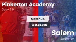 Matchup: Pinkerton Academy vs. Salem  2018