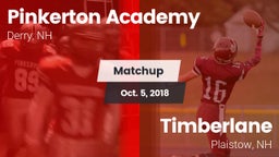 Matchup: Pinkerton Academy vs. Timberlane  2018