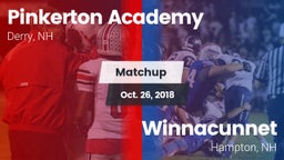 Matchup: Pinkerton Academy vs. Winnacunnet  2018