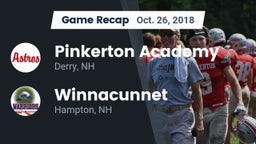 Recap: Pinkerton Academy vs. Winnacunnet  2018