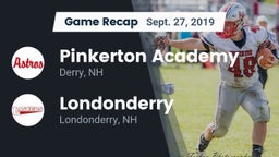 Recap: Pinkerton Academy vs. Londonderry  2019