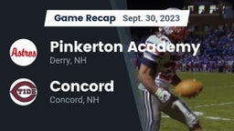 Recap: Pinkerton Academy vs. Concord  2023