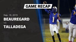 Recap: Beauregard  vs. Talladega  2015