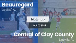 Matchup: Beauregard High vs. Central  of Clay County 2016