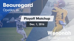 Matchup: Beauregard High vs. Wenonah  2016