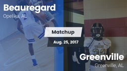 Matchup: Beauregard High vs. Greenville  2017