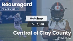 Matchup: Beauregard High vs. Central  of Clay County 2017