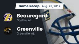Recap: Beauregard  vs. Greenville  2017
