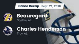 Recap: Beauregard  vs. Charles Henderson  2018