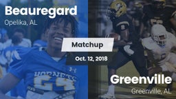 Matchup: Beauregard High vs. Greenville  2018