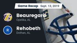 Recap: Beauregard  vs. Rehobeth  2019