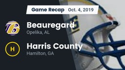 Recap: Beauregard  vs. Harris County  2019