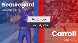 Matchup: Beauregard High vs. Carroll   2019