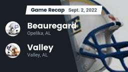 Recap: Beauregard  vs. Valley  2022