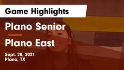 Plano Senior  vs Plano East  Game Highlights - Sept. 28, 2021