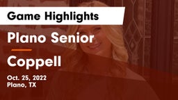 Plano Senior  vs Coppell  Game Highlights - Oct. 25, 2022