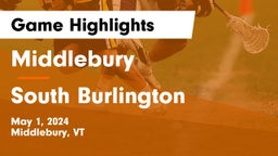 Middlebury  vs South Burlington  Game Highlights - May 1, 2024