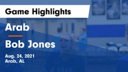Arab  vs Bob Jones  Game Highlights - Aug. 24, 2021