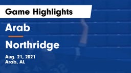 Arab  vs Northridge  Game Highlights - Aug. 21, 2021