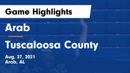 Arab  vs Tuscaloosa County  Game Highlights - Aug. 27, 2021