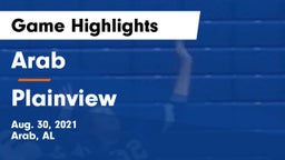 Arab  vs Plainview  Game Highlights - Aug. 30, 2021
