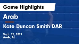 Arab  vs Kate Duncan Smith DAR  Game Highlights - Sept. 25, 2021