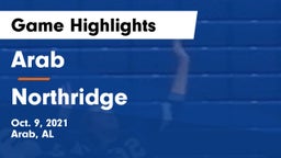 Arab  vs Northridge  Game Highlights - Oct. 9, 2021