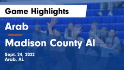 Arab  vs Madison County Al Game Highlights - Sept. 24, 2022