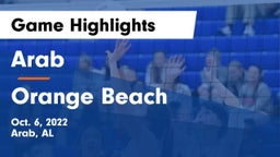Arab  vs Orange Beach  Game Highlights - Oct. 6, 2022