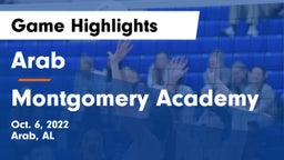 Arab  vs Montgomery Academy  Game Highlights - Oct. 6, 2022
