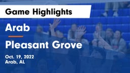 Arab  vs Pleasant Grove  Game Highlights - Oct. 19, 2022