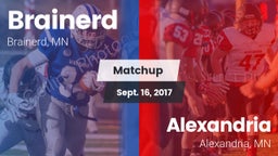 Matchup: Brainerd  vs. Alexandria  2017