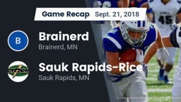 Recap: Brainerd  vs. Sauk Rapids-Rice  2018