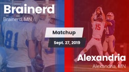 Matchup: Brainerd  vs. Alexandria  2019