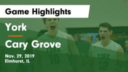 York  vs Cary Grove Game Highlights - Nov. 29, 2019