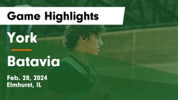 York  vs Batavia  Game Highlights - Feb. 28, 2024