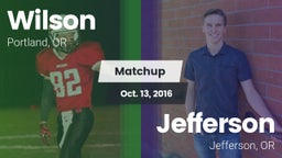 Matchup: Wilson  vs. Jefferson  2016
